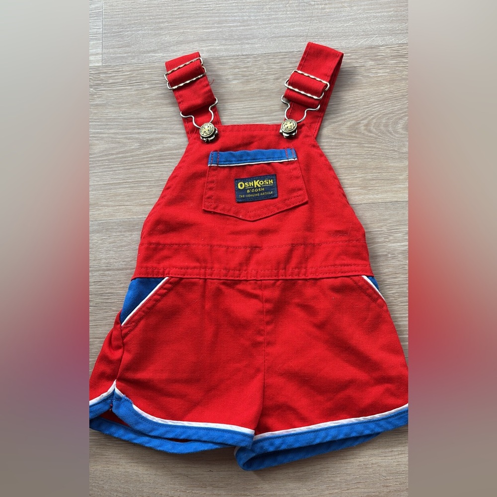 Vintage 1980s OshKosh BGosh Short Overall